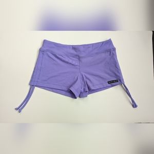 Public Myth Drawstring Booty Shorts Purple Size Small